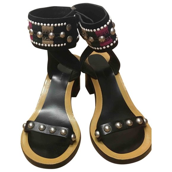 Isabel Marant Embellished Studded Heeled Sandals - Picture 2 of 7